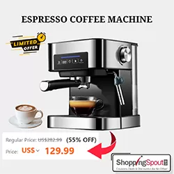 55% Off Espresso Coffee Machines